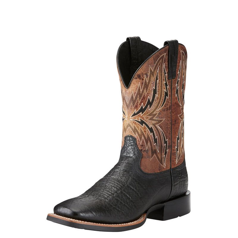 Ariat Arena Rebound Siyah / Kahverengi Western Csizma Erkek (30889-017)